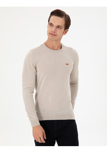 U.s. Polo Assn. Erkek Taş Melanj Kazak /triko 50297040-vr225 Taş Melanj