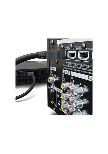 4K 1M Metre 4K 3D Ultra Hd Ethernet Destekli Altın Uç Hdmi  Kablo