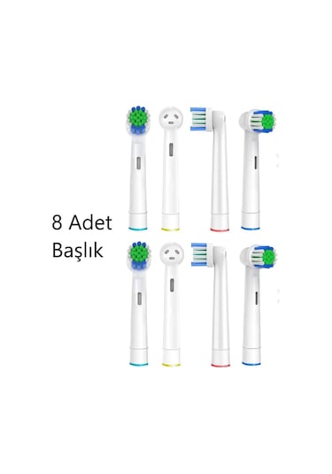 Ultra Sensitive Pro Oral B Yetişkin Şarjlı Diş Fırçası Yedek Başlığı 8 Adet Yumuşak Başlık