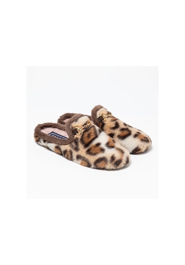 Anaı146 Leopard Camel Terlik/ Panduf Ev Kadın Anaı146-mk Macarena Leopardo Camel Anaı146 Leopard Camel