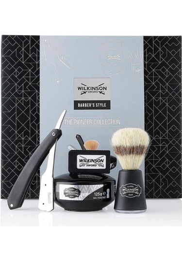 Wilkinson Sword Barbers Style Pioneer Koleksiyonu Erkek Ustura Tıraş Seti