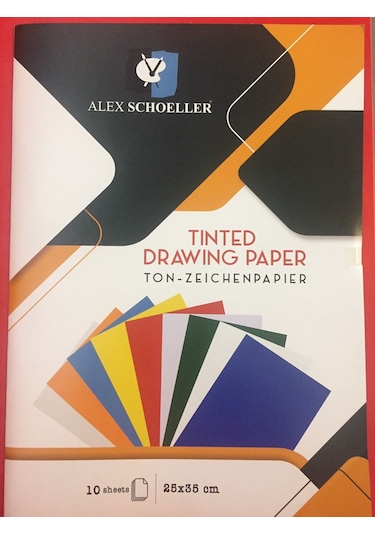 Alex Schoeller Fon Kartonu 25x35 Cm.10 Özel Renk Dosyalı
