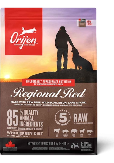 Orijen Regional Red Kırmızı Etli Tahılsız Yetişkin Köpek Maması 11400 G