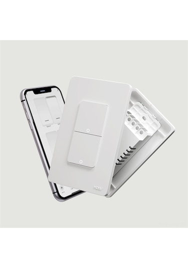 Maiyame Akıllı Ev Anahtar Tuşu, Tuya Wifi İle Uzak Kumanda Ve Zamanlama, Ses Kontrollü, Beyaz Renkli, Abd Standartı, 4 Yollu Işık Kontrolü Tuya Wifi