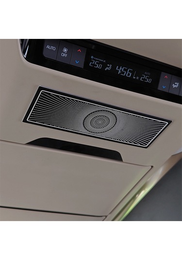 Toyota Paslanmaz Çelik Orta Sıra Tavan Hoparlör Kapağı Siyah