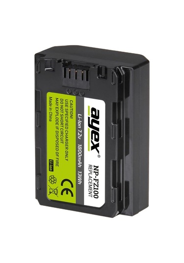 Sony A9- A9R- A9S- A7 III- A7R III için Ayex Np-Fz100 Batarya