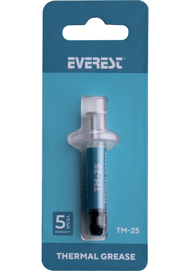 Everest Tm 25 0.5G 13.4W/M.K Gri Yüksek Performanslı Termal Macun