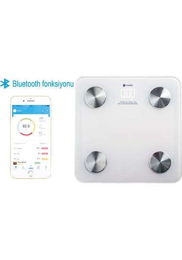 Mesilife BYE05B Yağ Ölçerli Dijital Vucut Analiz Cihazı