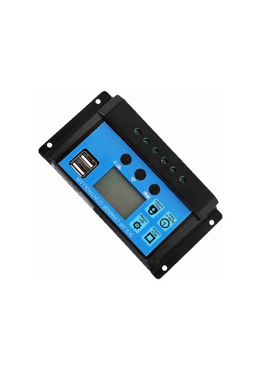 Lemestar Güneş Enerjisi Pwm Kontrolörü 12/24v Otomatik Tanıma, 3a Çift Usb Şarj, 50a, Ekranlı, 3 Aşamalı Yönetim Ve Çoklu Koruma Özellikli