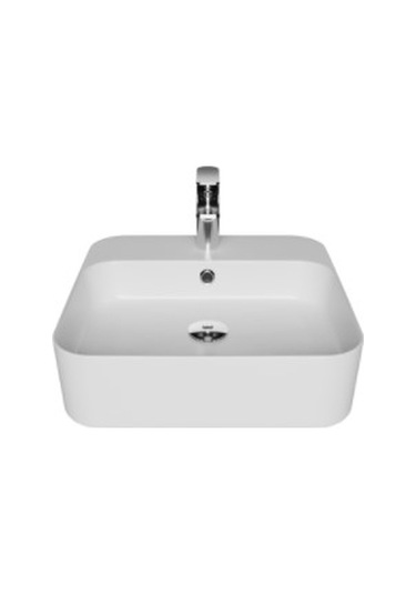 Creavit LP046 Loop Tezgah Üstü Kare Çanak Lavabo 45 CM