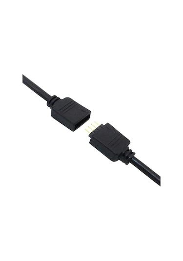 RGB Şerit 4 Pin LED Çoklayıcı Splitter Tek Kumanda 2 Çıkış Kablo