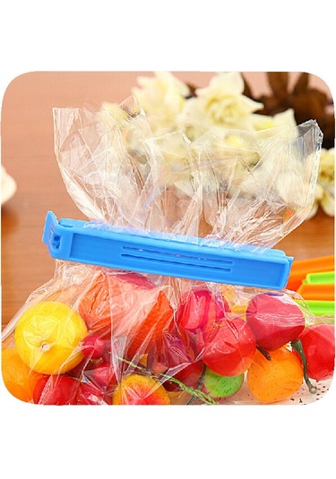 10 Adet 11 Cm Taşınabilir Mutfak Saklama Gıda Atıştırmalıkları Sızdırmazlık Torbası C -