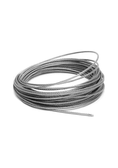 Çelik Halat Galvaniz 6Mm 50 Metre