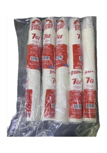 50 Li Kağıt Bardak 10 Paket 500