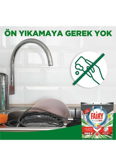 Fairy Platinum Plus Bulaşık Makinesi Deterjanı 3 x 75 Tablet