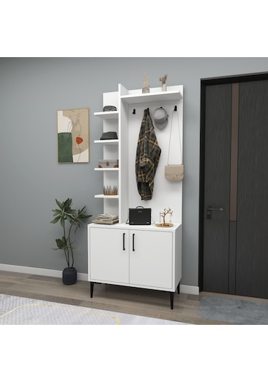 Arnetti Askılı Julendor Portmanto,beyaz