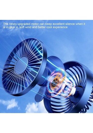 Mini Fan Taşınabilir Büyük Kapasiteli El Usb Şarj Edilebilir Yeşil L7ew1s Yeşil