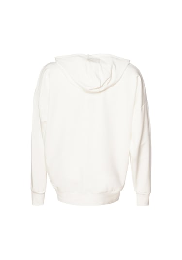 Hummel Albına Oversıze Hoodıe Kadın Hoodıe Beyaz Beyaz