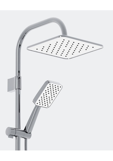 Robot Duş Seti Beyaz Tepe Duş Sistemi Yağmurlama Sistemi Paslanmaz Beyaz