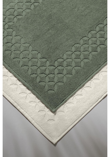 Biscay Bathmat Olive - Ekstra Yumusak, Modern %100 Pamuk 50X75Cm. Yeşil
