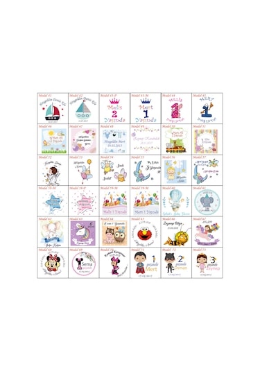 Famous Bebek Şekeri Magnet Bebek Mevlüt Hediyelik Isimli Kapak Açacak  (239797738)