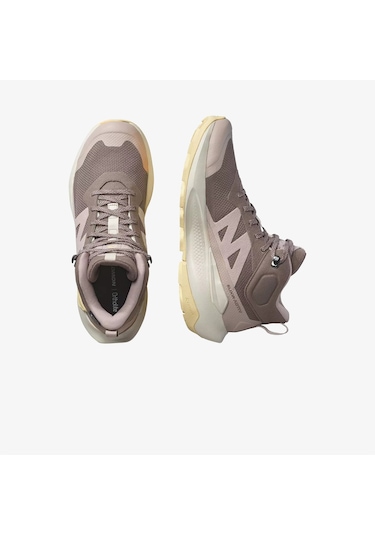 Salomon Elixir Active Mid Gore Tex Kadın Kahverengi Bot L47760600 Kahverengi