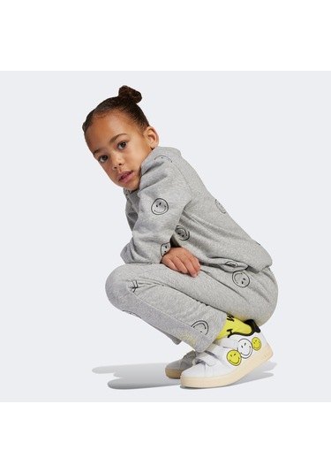 adidas X Smileyworld Çocuk Gri Eşofman Takımı Jn2158 Gri