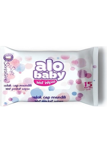Alo Baby Islak Cep Mendili 15 Li