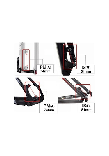 Kosona Alüminyum Tekerlek Freni, Dağ Bisikleti İçin Güçlü Frenleme, Sade Kontrol, Ön-arka Set Disk Yok Çok Renkli
