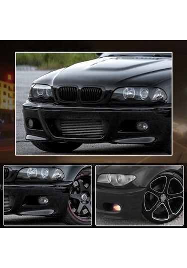 Ebitda Bmw E46 3 Serisi & M5 E39 İçin Kolay Montaj Siyah Sis Farı - Yüksek Kalite