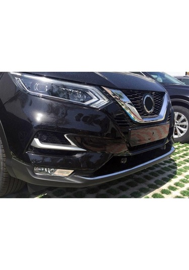 Nissan Qashqai Uyumlu 2017 Ve Üzeri Krom Sis Far Çıtaları 2 Parça Paslanmaz Çelik