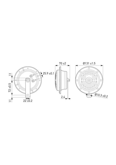 Ahmet Otomotiv Hella Superton Korna 24v 3cb004811-132