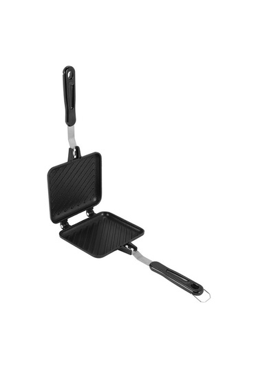 Ulzyvf Siyah Panini Makinesi, Sandviç Ve Kahvaltı Izgara Tavası, Sıcak Sandviç Siyah