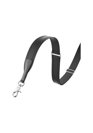 23oz Paslanmaz Çelik Seyahat Şişesi Taşınabilir Spor Su Şişesi Omuz Askılı Siyah