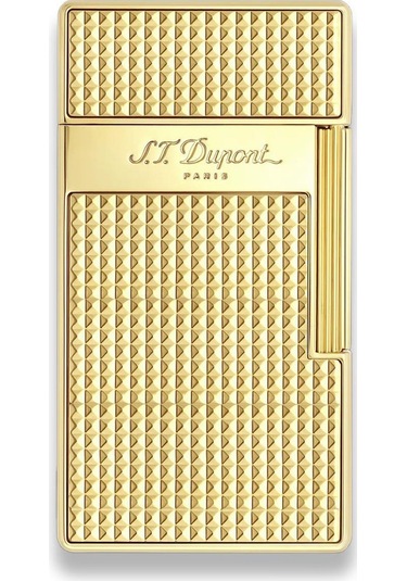 S.t. Dupont Biggy Puro Çakmak Parlak Gold 25009