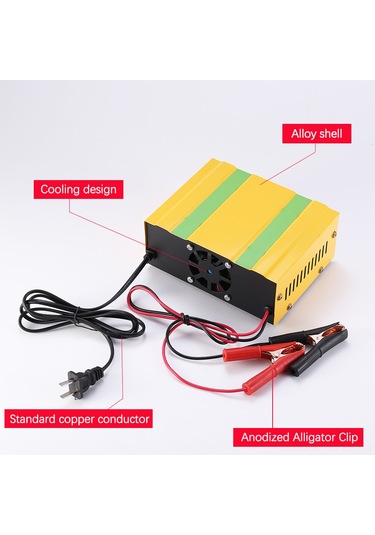 Symbee "12v/24v Akıllı Şarj Cihazı - Otomatik Tamir Modlu Dijital Gösterge İle Araç Ve Motosiklet Aküsü İçin"