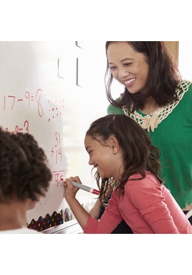 Monyee Yapışkanlı Manyetik Yazı Tahtası - Ofis, Ev, Okul İçin Kesilebilir Beyaz Tahta Kalem Ve Silgi Dahil Beyaz