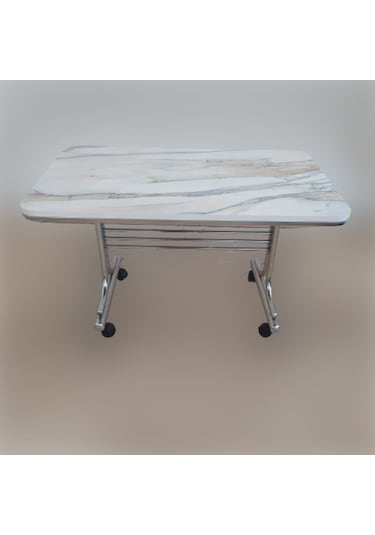 Pratik 70X110 Tekerlekli Orta Sehpa Krom Nikel Kaplamalı Metal (514492139) Pratik 70X110 Tekerlekli Orta Sehpa Krom Nikel Kaplamalı Metal (514492139)