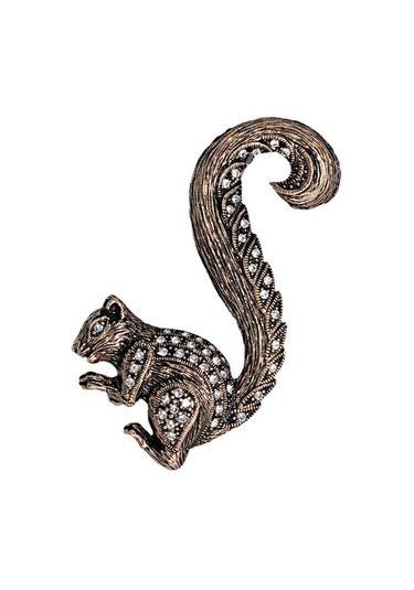 Sincap Swarovski Taşlı Elmas Montür Yaka İğnesi Broş