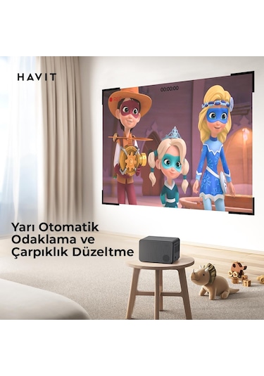 Havit PJ211 Pro Smart Projeksiyon Cihazı