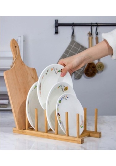 Bambu Çok Amaçlı Düzenleyici Stand Ahşap