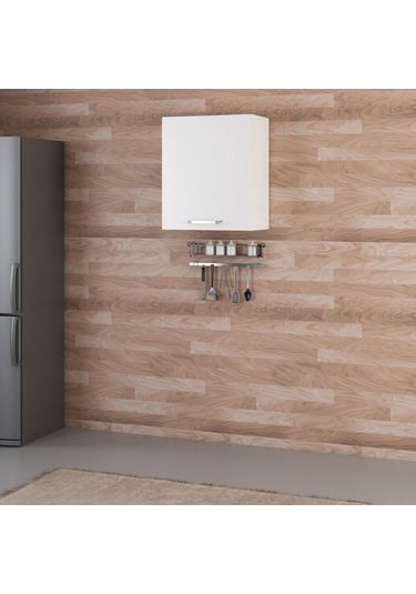 Minar Mutfak Üst Modül 1dk2r 60cm Dolap Beyaz - B1