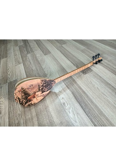 CURA GEYİK VE DOĞA İŞLEMELİ UZUN SAP TAM SET CURA ÇOCUK SAZI