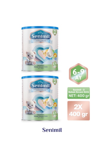Senimil 2 Bebek Devam Sütü 400 G 2 Adet