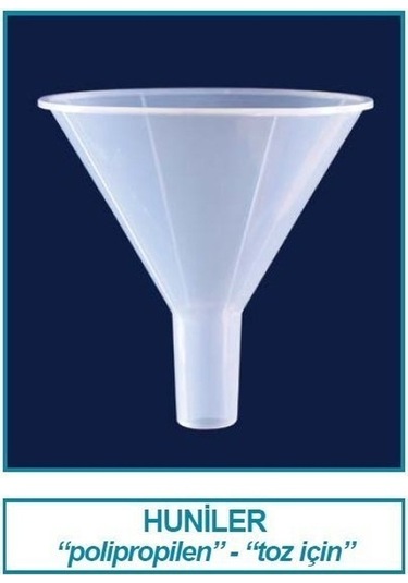 İSOLAB 041.07.120 huni - P.P - toz aktarmak için - çap 120 mm (1