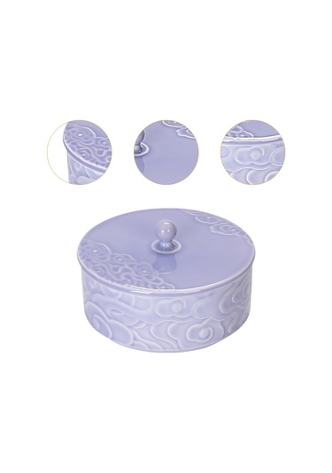 Homyl Atıştırmalık Tabak Çok Amaçlı Somun Ve Şeker Mor