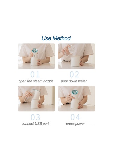 Yifomall Yüz Nemlendirici, 500ml Kapasite, 3w Güç, Usb İle Şarj Edilebilir, Abs Malzeme, Siyah/kırmızı/pembe Seçenekleri