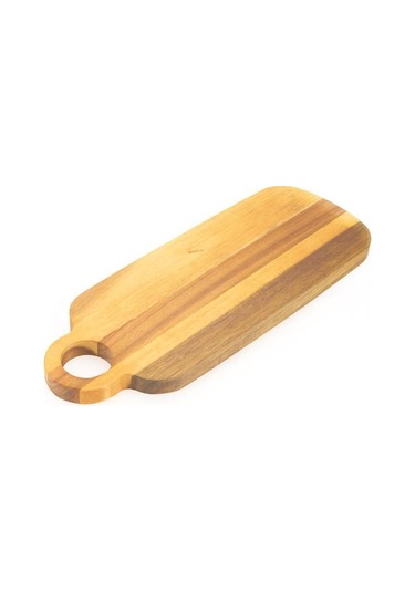 Naturalove Akasya Dikdörtgen Kesme Tahtası - Kahverengi - 32x12 Cm Kahverengi