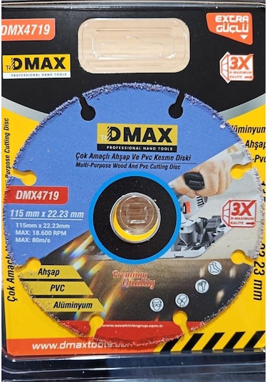 Dmax Çok Amaçlı Kesme Diski Ahşap-pvc-alüminyum Dmx4719