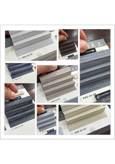 Plise Perde Cam Balkon Perdesi Bambu Kumaş 8 Renk Seçeneği 6 Farklı  Kasa Rengi